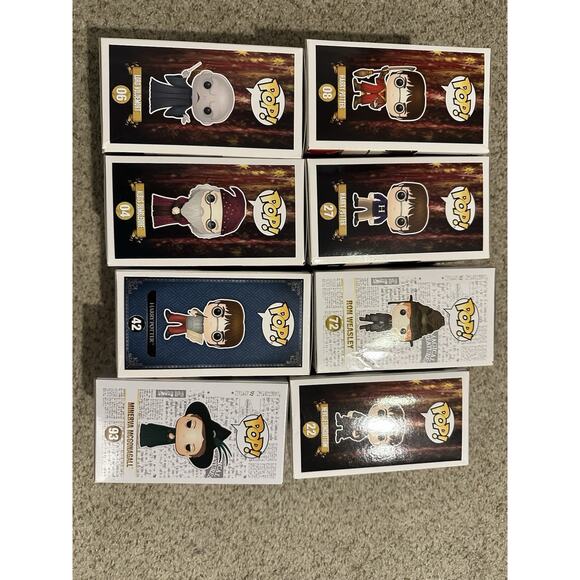Lot of 8 Harry Potter Funko Pop Dumbledore Voldemort Ron Weasley Neville Minerva - Picture 4 of 7